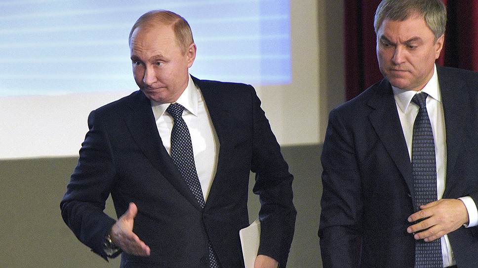 Володин заявил, что система, созданная Путиным, показала свою эффективность «в пользу граждан»
