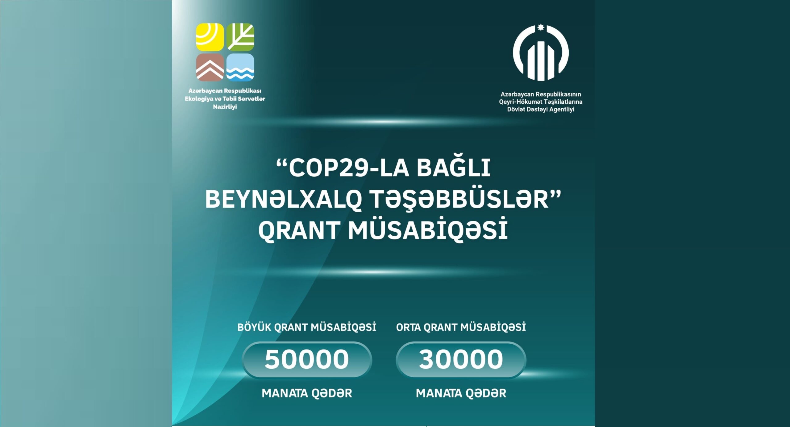 QHT-lər üçün “COP29-la bağlı beynəlxalq təşəbbüslər” müsabiqəsi elan edildi